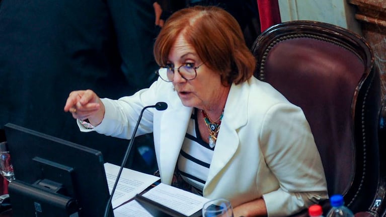 Vigo en el Senado de la Nación.