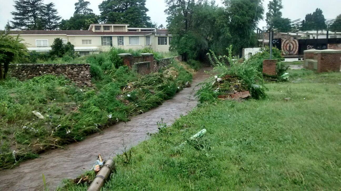 Villa Allende volvió a sufrir la tormenta. Foto: Fernando Melo