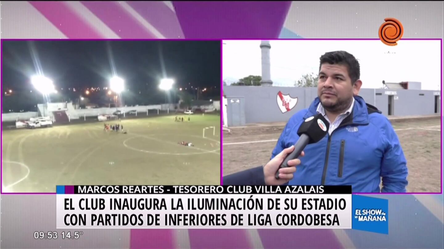 Villa Azalais inauguró sus nuevas luminarias
