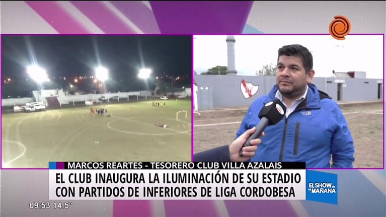 Villa Azalais inauguró sus nuevas luminarias