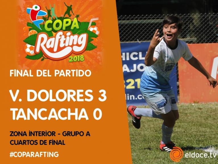 Villa Dolores y El Taborín se metieron en las semifinales del Fútbol Infantil