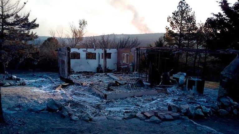 Villa Giardino: el antes y después de la cabaña devorada por el fuego