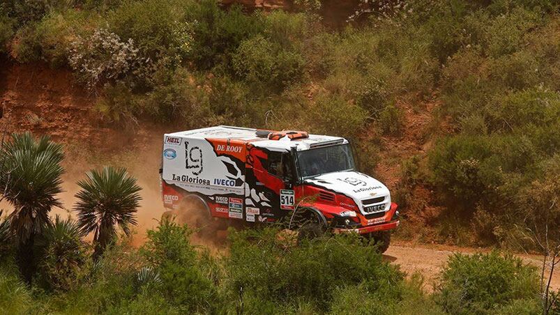 Villagra logró imponerse en la altura de Bolivia. Foto: @ivecoargentina