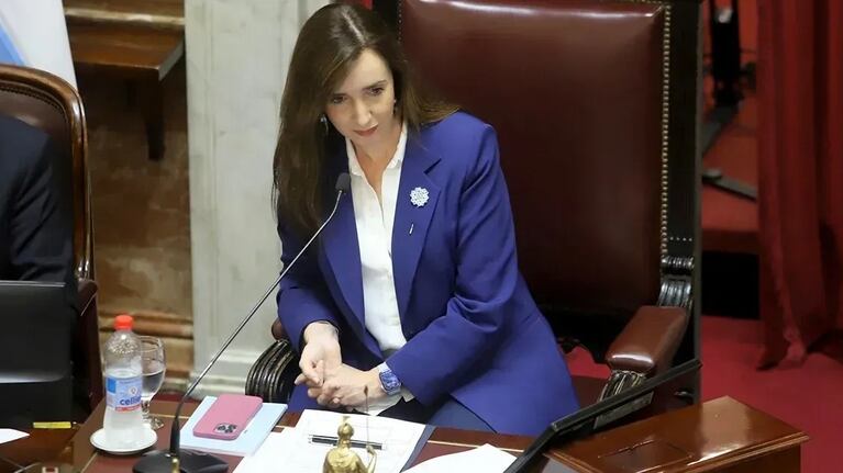 Villarruel rompió el silencio minutos después del rechazo al DNU en la Cámara alta.