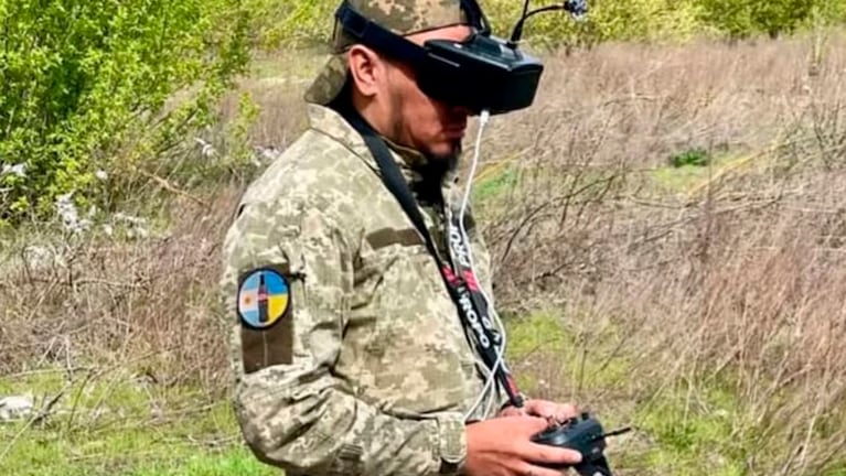 Vilte se había certificado como piloto de drones. Foto: TN.