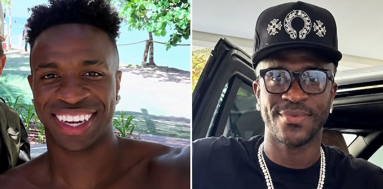 Vinícius Jr. sorprendió a todos con un retoque facial: así lució su renovado mentón