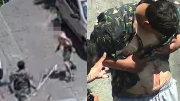 Violenta pelea de limpiavidrios en pleno centro.