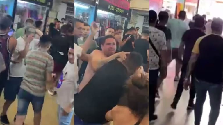 Violenta pelea en Galería Norte.