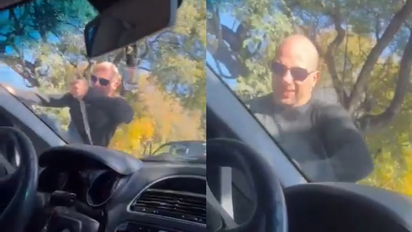 Violento ataque tras un altercado de tránsito.