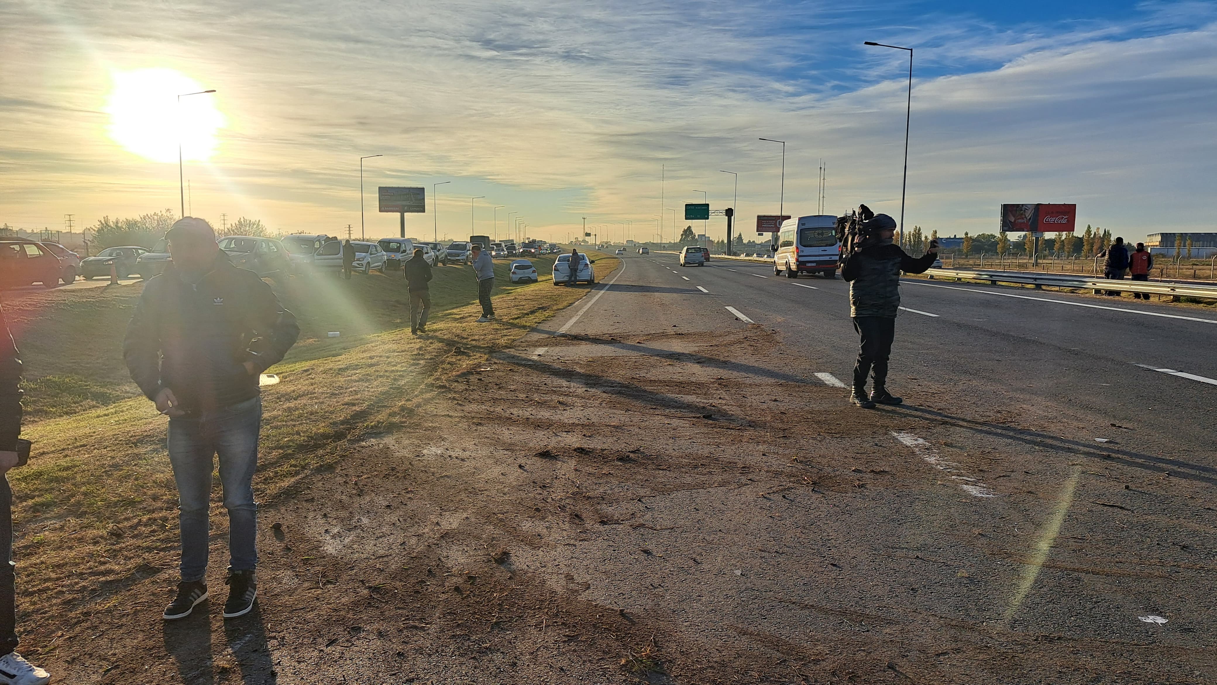 Violento choque múltiple y fatal en avenida Circunvalación.