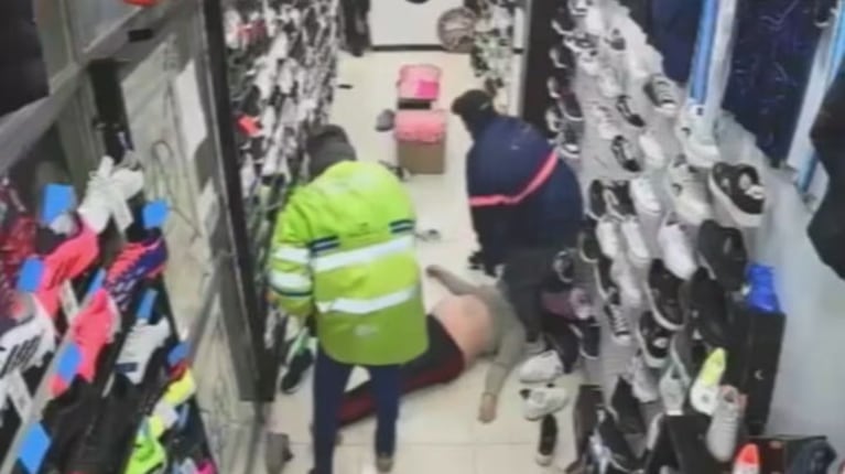 Violento robo en Buenos Aires.
