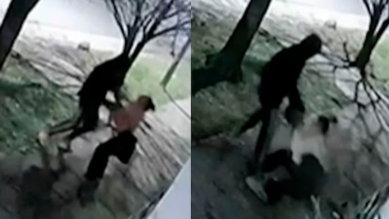 Violento robo en las calles de barrio Villa Belgrano.