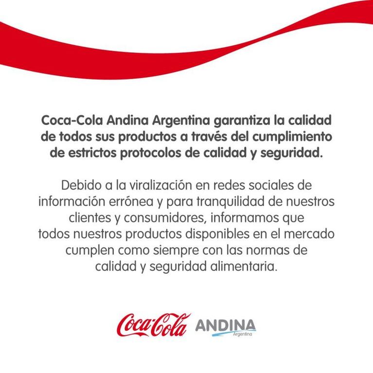 Viral falso: Coca-Cola desmiente que sus productos no estén aptos para consumo