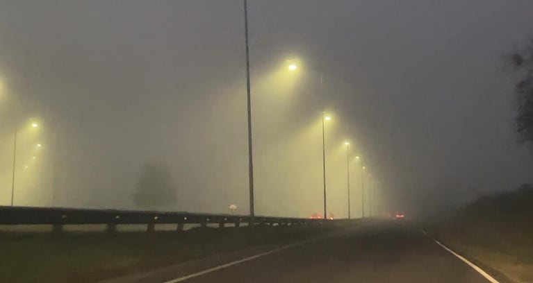 Visibilidad reducida en varias rutas de Córdoba. Foto: Belén Dalmazzo / ElDoce.