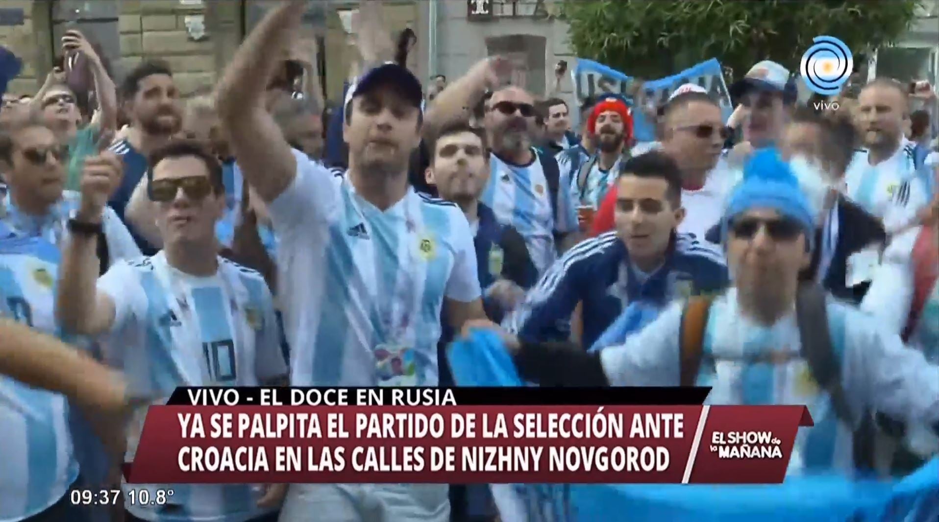 Viví previa del partido Argentina-Croacia