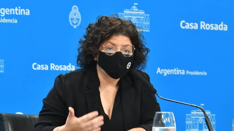 Vizzotti aclaró que Argentina vive la tercera ola y demoró la de la variante Delta.