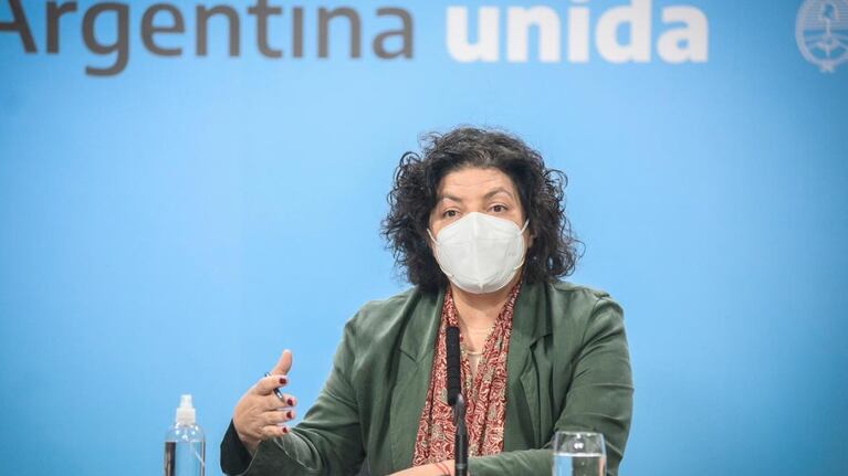 Vizzotti se mostró en alerta por el aumento de casos.