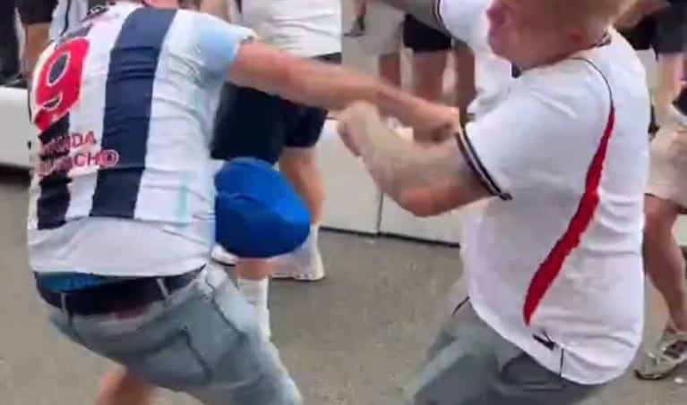 Volaron trompadas en la previa de Argentina-Inglaterra en Atlanta.