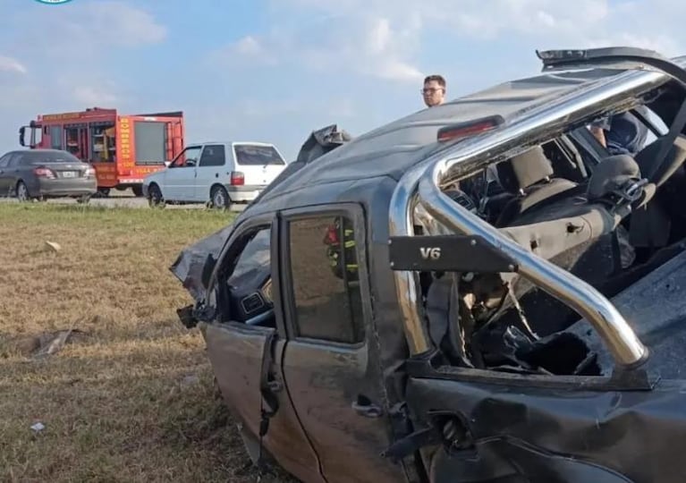 Volcó en la autopista Córdoba-Rosario cerca de Villa María y murió