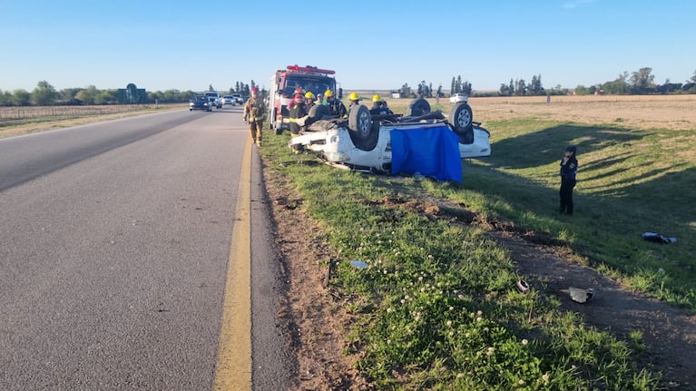 Volcó la camioneta y murió en el sur de Córdoba.