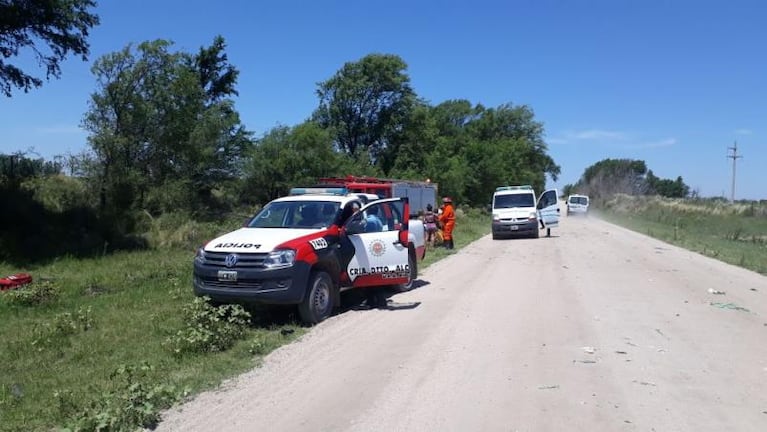 Volcó una Zafira y murió uno de los nueve ocupantes del vehículo