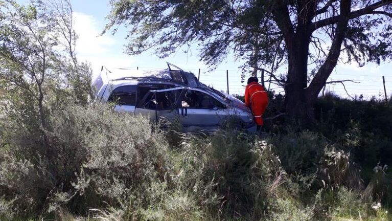 Volcó una Zafira y murió uno de los nueve ocupantes del vehículo