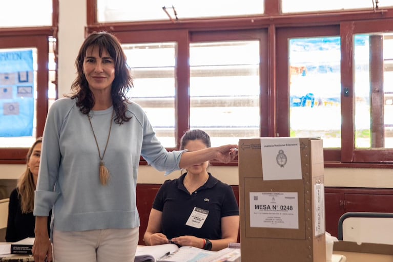 Votó Natalia de la Sota, candidata por Defendamos Córdoba.