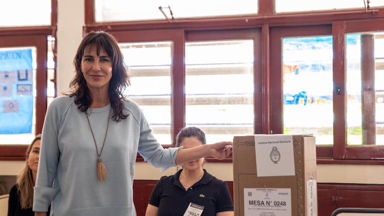 Votó Natalia de la Sota, candidata por Defendamos Córdoba.