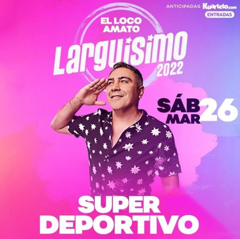 Vuelve el Loco Amato con su baile Larguísimo