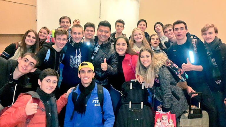 Wally Mercado tuvo un viaje de egresados impensado a Bariloche.