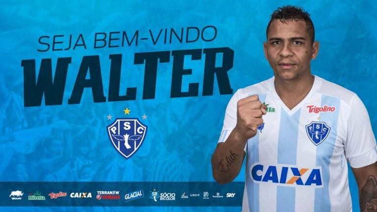 Walter pesa 100 kilos y quiere retornar a la selección brasilera