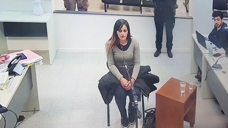 Wanda Esquivel durante su declaración en el juicio.