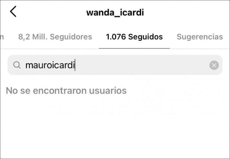 Wanda Nara dejó de seguir a Icardi: “Otra familia más que te cargaste por zorra”