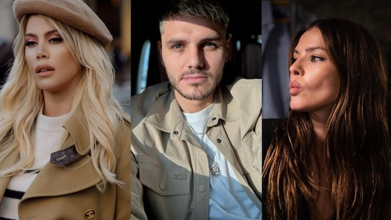 Wanda Nara, Mauro Icardi y la China Suárez. (Foto: Instagram / wanda_nara, mauroicardi, sangrejaponesa)