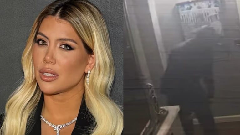 Wanda Nara mostró los videos del robo.