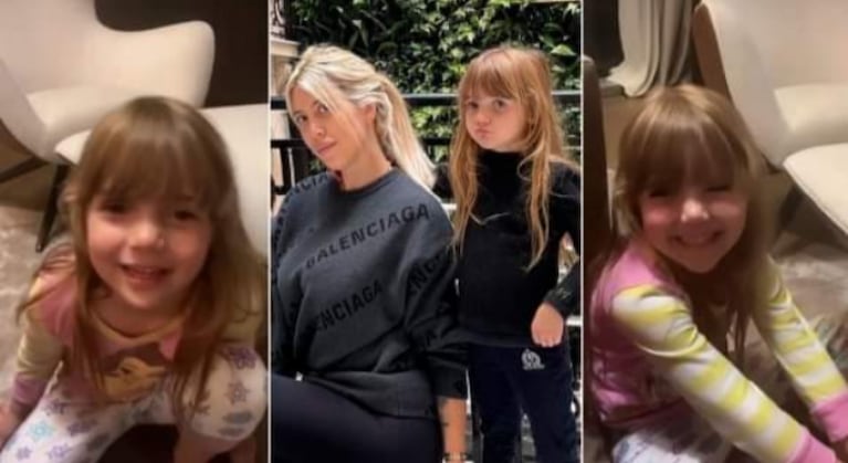 Wanda Nara quedó descolocada ante una respuesta de su hija