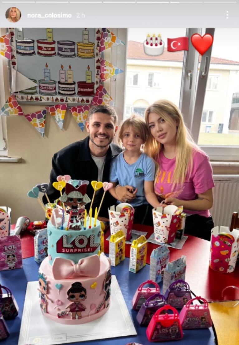 Wanda Nara respondió sobre una reconciliación con Icardi tras el cumpleaños de su hija