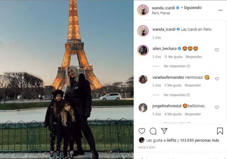 Wanda Nara se animó a un cambio de look