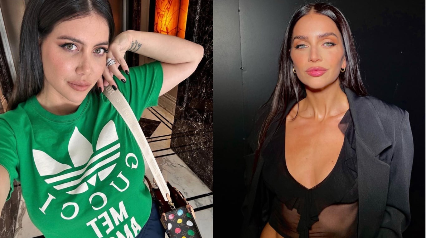 Wanda Nara se enojó con Zaira Nara por abandonarla en el momento que más la necesitaba. (Fotos: Instagram / wanda_nara y zaira.nara)