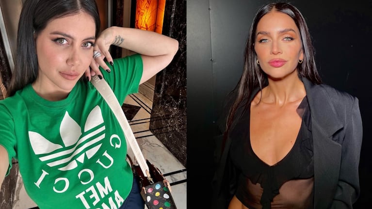 Wanda Nara se enojó con Zaira Nara por abandonarla en el momento que más la necesitaba. (Fotos: Instagram / wanda_nara y zaira.nara)