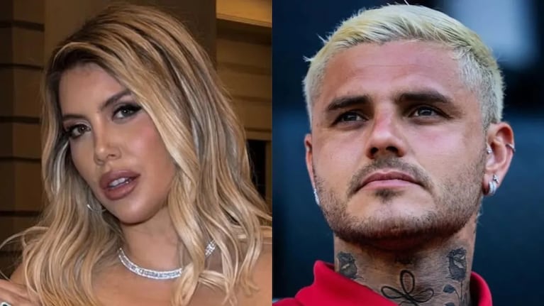 Wanda Nara y Mauro Icardi.
