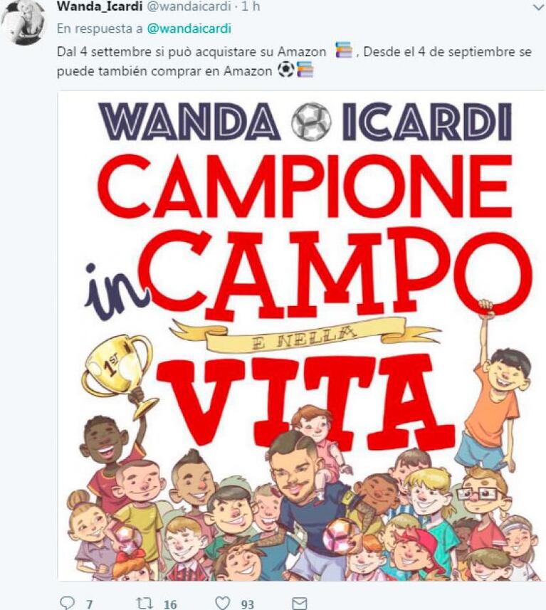 Wanda Nara y Mauro Icardi tendrán su libro