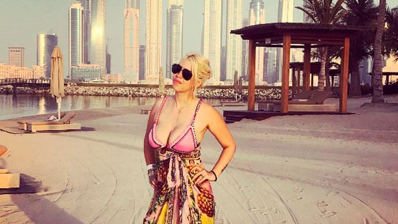 Wanda Nara y su debilidad por Dubai.