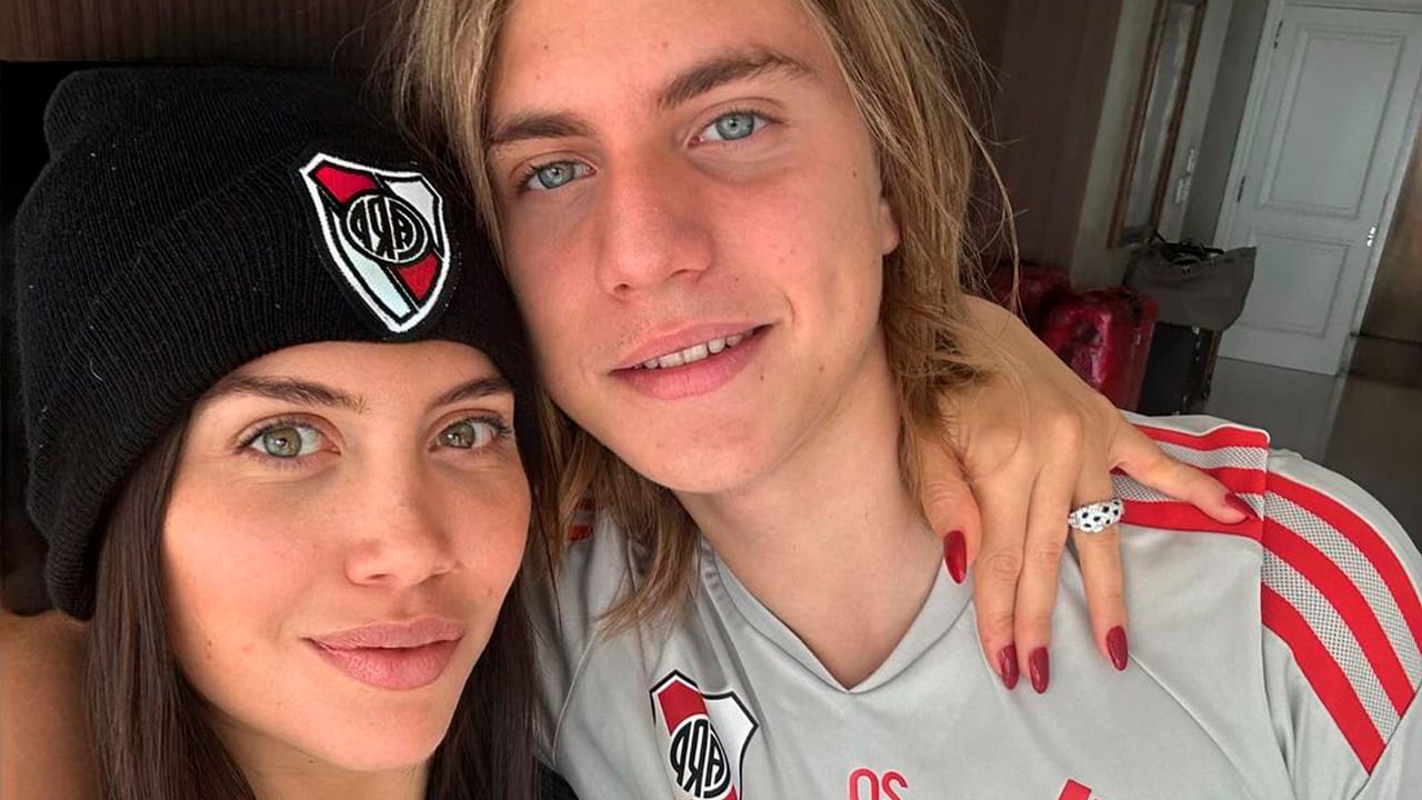 Wanda Nara y su hijo mayor, Valentino López (Foto: Instagram @wanda_nara)