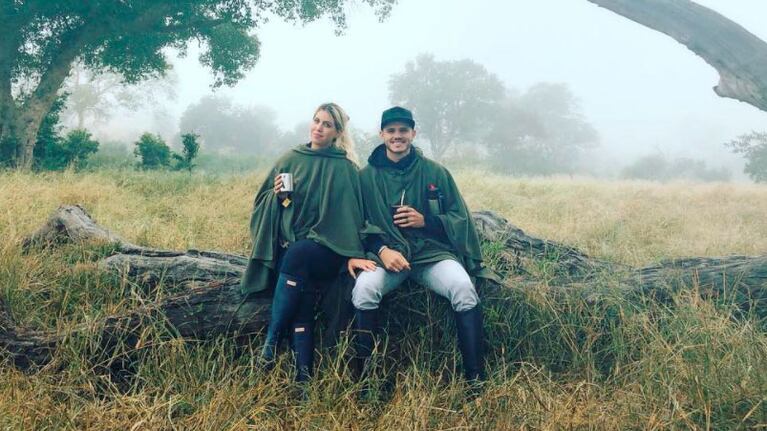 Wanda y Mauro descansan en Sudáfrica.