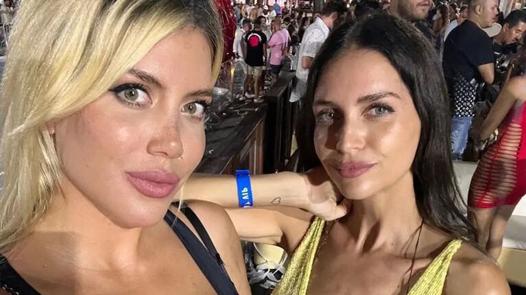Wanda y Zaira Nara son hermanas muy unidas.