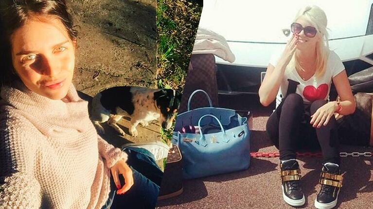Wanda y Zaira, por caminos diferentes junto a sus parejas.