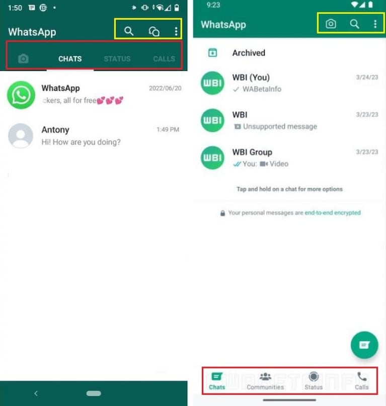 WhatsApp haría un cambio radical para Android