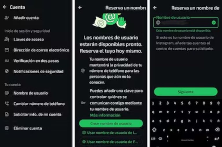 WhatsApp lanza los nombres de usuario: cómo registrarlo y dejar de usar el número