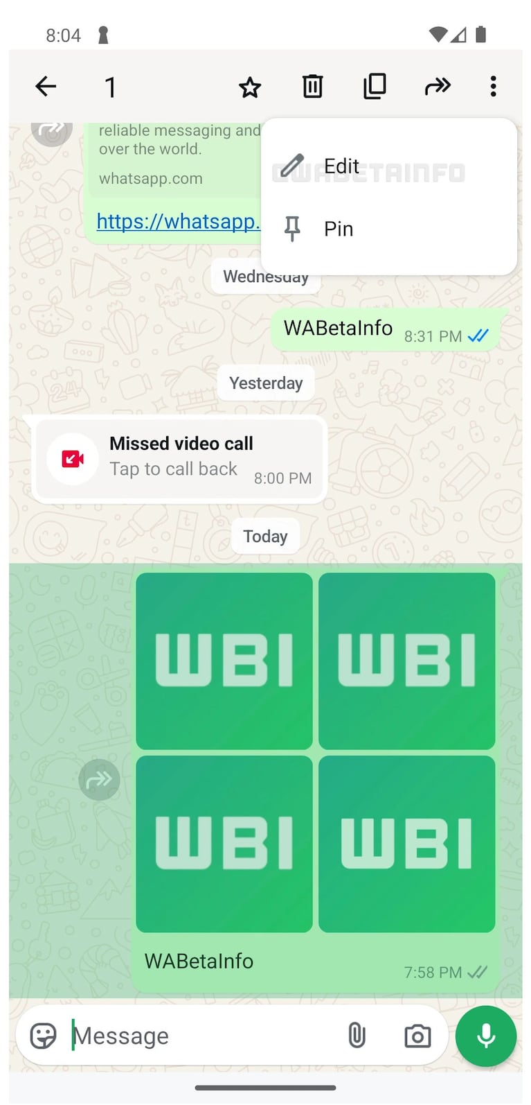 WhatsApp permitirá editar los álbumes después de enviarlos. (Fuente: WABetaInfo)